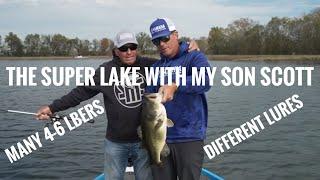 The Super Lake with my son Scott