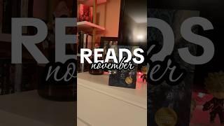 November Reads #bookcommunity #bookrecommendations #booktube #books #bookishcontent #booktokbooks