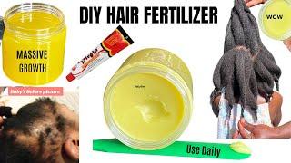 This DIY Hair Fertilizer Is Just 100% WOW  For Massive Hair Growth.