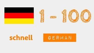 Zahlen von 1 bis 100 auf Deutsch - schnell