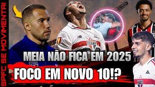 SÃO PAULO AVANÇA COM +1 | MEIA NÃO FICA EM 2025;  LUCIANO | NOVO MEIA NO SPFC; NÃO É O GANSO + INFO