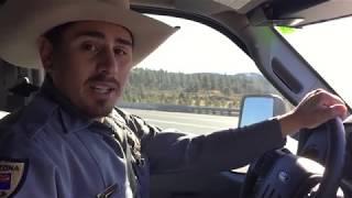 Climb into the Cab: Officer Silva visits elk poaching site near Williams, Ariz.