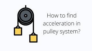 Pulley system Physics - Finding acceleration