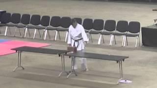 Kancho breaking at GKR Karate World Cup 5/7/15