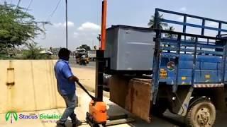 Self Loading Pallet Stacker to load and unload