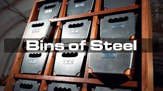 Bins of Steel: Industrial Storage Unit With Laser-Cut Steel