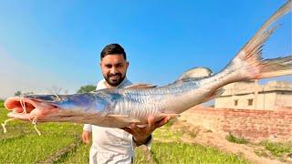 BIG RIVER FISH | Fish Pakora Recipe with Traditional Style | My Village Food Secrets