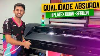 MINHA NOVA HP LÁTEX 800W - Unboxing e primeiras impressões | Serilon