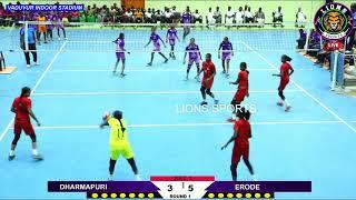 ROUND 1 || U 17 GIRLS || ERODE vs DHARMAPURI || VADUVUR VOLLEYBALL CLUB || VADUVUR 16,17,18 - 2024