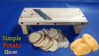 Simple How To Make Potato Slicer | Potato Cutter | DIY Fries Cutter | TM Makers 