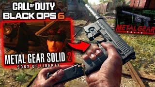 Solid Snake Mk23 SOCOM USP45 Recreation Gunplay in Black Ops 6 BETA Gameplay