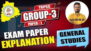 Group 3 Key Explanation: General Studies Paper 1 by ICON RK | ICON INDIA