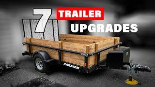 7 Must Have Utility Trailer Modifications - DIY Trailer Sides and MORE!