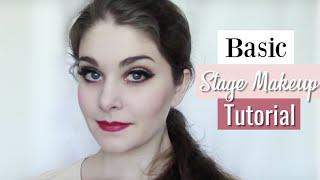 Basic Stage Makeup Tutorial | Kathryn Morgan