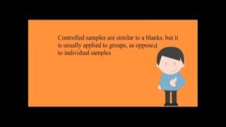 Blank and Controlled Samples