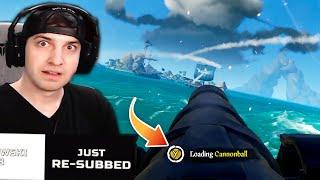 I SWITCHED TO CONTROLLER IN SEA OF THIEVES!!