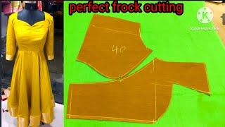 baby frock cutting  /प्रिंसेस फ्रॉक बॉडी कटिंग how to frock body cutting #shortsfeed #Afroztrailer