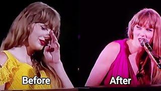 Taylor Swift performances BEFORE VS AFTER Dating Travis Kelce at eras tour...