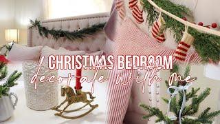 CHRISTMAS DECORATE WITH ME 2023 | master bedroom Christmas decor! 