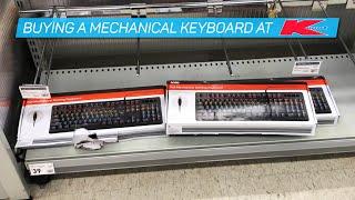 I bought this poor mechanical keyboard from Kmart