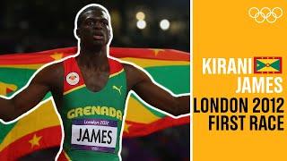 Kirani James'  first Olympic Race! ‍️