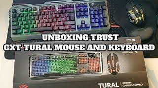 UNBOXING TRUST GXT 845 TURAL GAMING MOUSE AND KEYBOARD UNBOXING AND REVIEW!