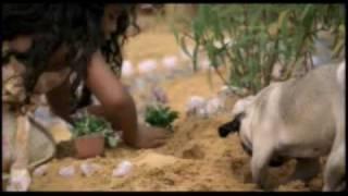 Vodafone Happy To Help Garden Ad Vodafone Dog and girl