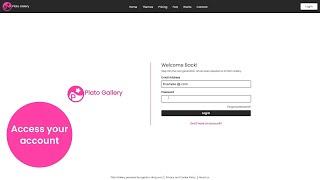 Plato Gallery Account Setup & Login Process in Plato Gallery