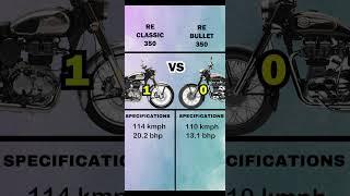 Classic 350 VS Bullet 350 | #youtube #youtubeshorts #viral