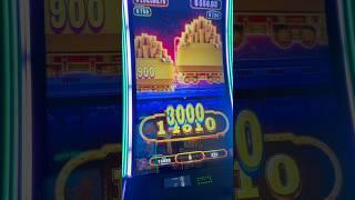 WE GOT THE GOLDEN TRAIN ON RAILROAD RICHES SLOT! #slots #casino #jackpot #gambling #slot #vegas