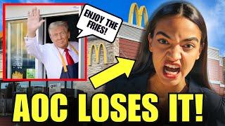 Libs FREAK OUT Over Trump Frying Fries at McDonald’s