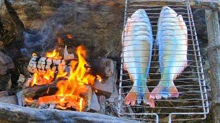 Como assar um peixe fresco???  Aproveite de verdade, o sabor de um dia de pescaria!!!