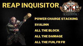 POE 3.25 Reap Inquisitor - Power Charge Stacking VS T17 Titanic Exile and clapping some Ubers