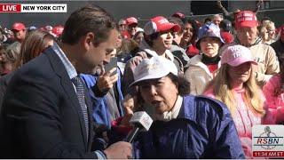 'She's so stupid': Impassioned Trump fan lashes out at Kamala Harris