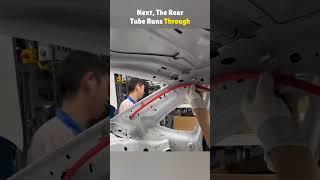 How a Sunroof Drains Water Full Install process #assembly #automobile #car #manufacturing