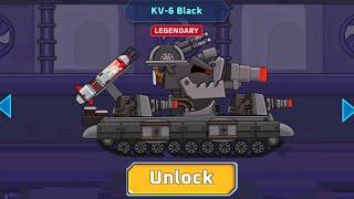 TANK COMBAT NEW TANK KV - 6 BLACK UNLOCK MAX LVL TANK