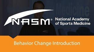 NASM's Behavior Change Specialization