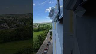 Монтаж кондиционера/монтаж наружнего блока #монтажкондиционера #шортс #diy #hvac #кондиционер #tools