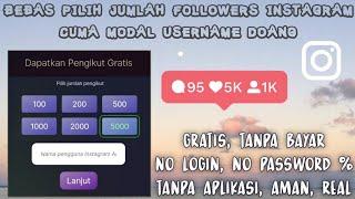 Cara Menambah Followers Gratis | Tanpa Login & Tanpa Password