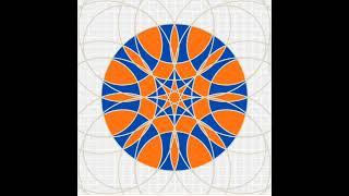 Mirroring Geometrical Design | #geometricalpattern #abstractart #design #creations #art #symmetrical