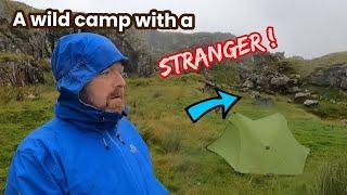 A wild camp with a STRANGER!