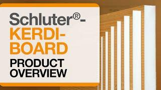 Schluter®-KERDI-BOARD: Product Overview: Panels, Profiles & Accessories