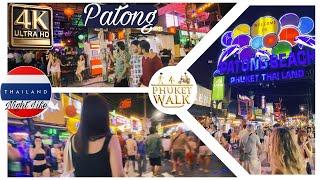 Patong 4K Walk Through Bangla Road! Nightlife Party Vibes & Beach Views in PHUKET  | POV IRL Style