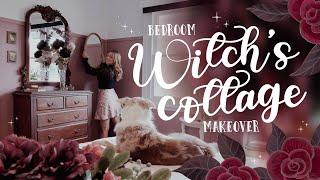 Romantic Academia Bedroom Makeover ️ Thrifting a Victorian Witch's Cottage ️ Under $500