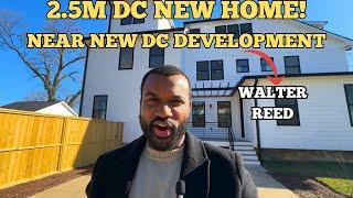 Tour Of NEW DC community & $2.5M new construction Home nearby | The Parks at Walter Reed