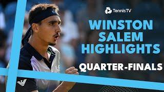 Michelsen Meets Eubanks; Sonego & Goffin In Action | Winston-Salem 2024 Quarter-Final Highlights