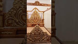 রাজকীয় পালং খাট চিটাগাং সেগুন কাঠের #shortsvideo #viral #luxuryfurniture