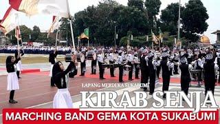 Marching Band Gema Suara Kota Sukabumi | Kirab Senja HUT RI Ke-79