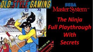 The Ninja Sega Master System Full Playthrough (Response to Retro B8's Challenge)