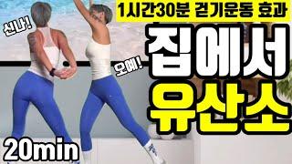 [SUB] 20분만에 1시간 30분 걷기운동 효과! 집에서 하는 유산소 운동